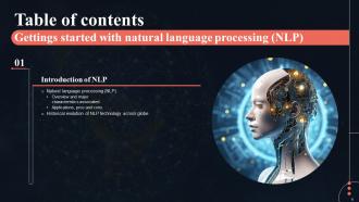 Gettings Started With Natural Language Processing NLP Powerpoint Presentation Slides AI CD V Researched Good