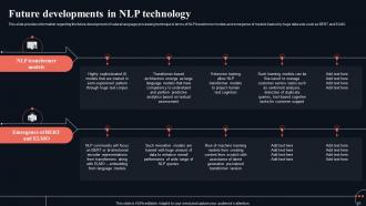 Gettings Started With Natural Language Processing NLP Powerpoint Presentation Slides AI CD V Analytical Content Ready