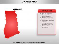 Ghana country powerpoint maps