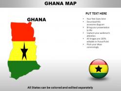 Ghana country powerpoint maps