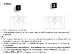 Global map with continents 1114