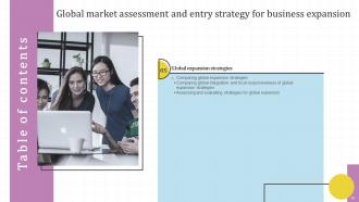 Global Market Assessment And Entry Strategy For Business Expansion Powerpoint Presentation Slides Strategy CD V