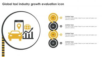 Global Taxi Industry Growth Evaluation Icon