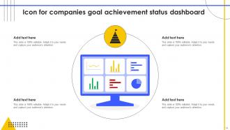 Goal Status Dashboard Powerpoint Ppt Template Bundles Unique Idea