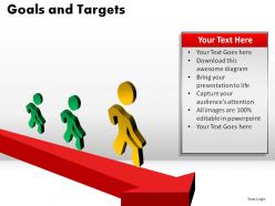 Goals and targets powerpoint slides