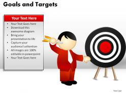 Goals and targets powerpoint slides