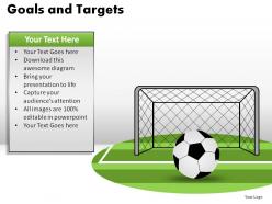 Goals and targets powerpoint slides