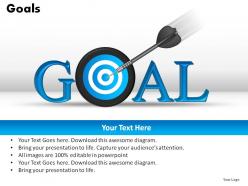 Goals powerpoint presentation slides