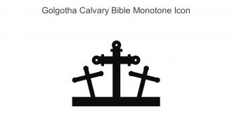 Golgotha Calvary Bible Monotone Icon In Powerpoint Pptx Png And Editable Eps Format