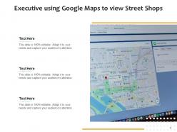 Google Maps Individual Location Navigating Destination Executive Promoting