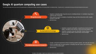 Google Quantum Computer Unleashing The Power Of Advanced Computing AI CD Compatible Graphical