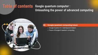 Google Quantum Computer Unleashing The Power Of Advanced Computing AI CD Colorful Graphical