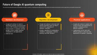 Google Quantum Computer Unleashing The Power Of Advanced Computing AI CD Interactive Graphical