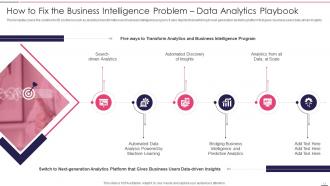 Governed Data And Analytic Quality Playbook Powerpoint Presentation Slides