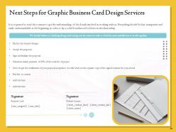 Graphic Business Card Design Proposal Powerpoint Presentation Slides