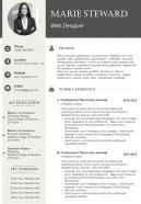 Graphic designer cv example template