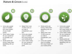 Green energy icons for energy production and usage editable icons