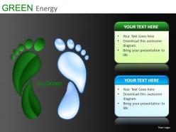 Green energy powerpoint presentation slides db