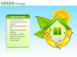 Green energy powerpoint presentation slides db