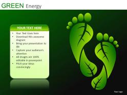 Green energy powerpoint presentation slides db