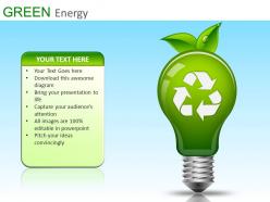 Green energy powerpoint presentation slides db