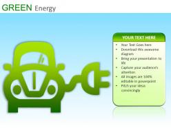 Green energy powerpoint presentation slides db