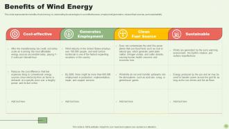 Green Energy Resources Powerpoint Presentation Slides