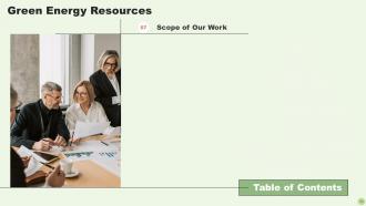 Green Energy Resources Powerpoint Presentation Slides