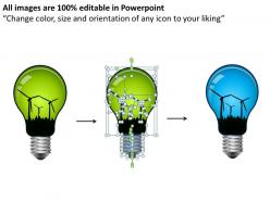 Green technology icons powerpoint presentation slides db