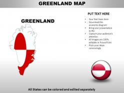 Greenland country powerpoint maps