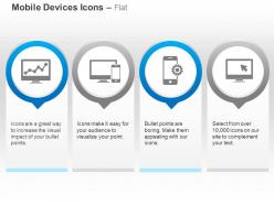 Growth chart mobile laptop communication media ppt icons graphics