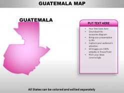 Guatemala country powerpoint maps