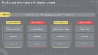 Guide To Introduce New Product Portfolio In The Target Region Powerpoint Presentation Slides