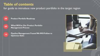 Guide To Introduce New Product Portfolio In The Target Region Powerpoint Presentation Slides