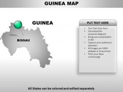 Guinea country powerpoint maps