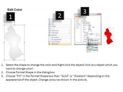 Guyana country powerpoint maps