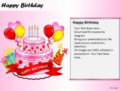 Happy birthday powerpoint presentation slides