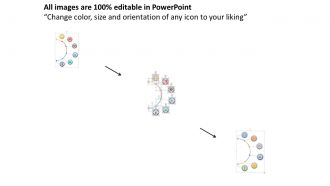 Hb semicircular timeline with milestones and years roadmap powerpoint template