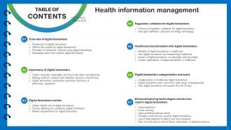 Health Information Management Powerpoint Presentation Slides Appealing Ideas