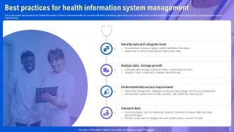 Health Information System To Improve Medical Facilities Powerpoint Presentation Slides Designed Editable