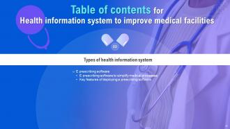 Health Information System To Improve Medical Facilities Powerpoint Presentation Slides Pre-designed Editable