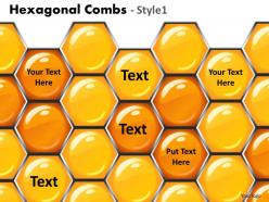 Hexagonal combs