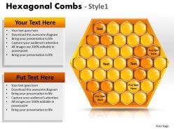 Hexagonal combs