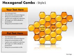 Hexagonal combs