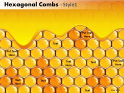 Hexagonal combs