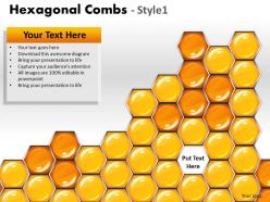 Hexagonal combs