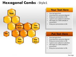 Hexagonal combs