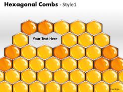 Hexagonal combs