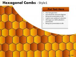 Hexagonal combs