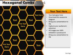 Hexagonal combs